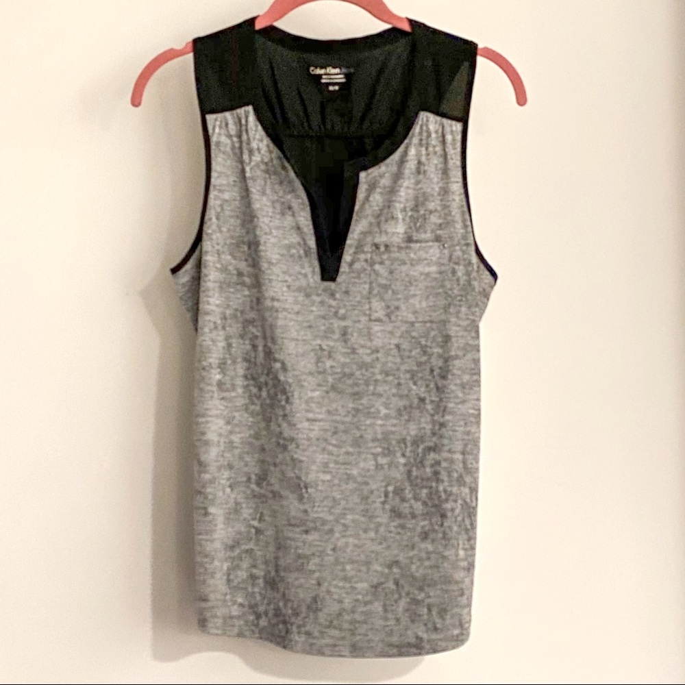 Sleeveless V-Neck Tee